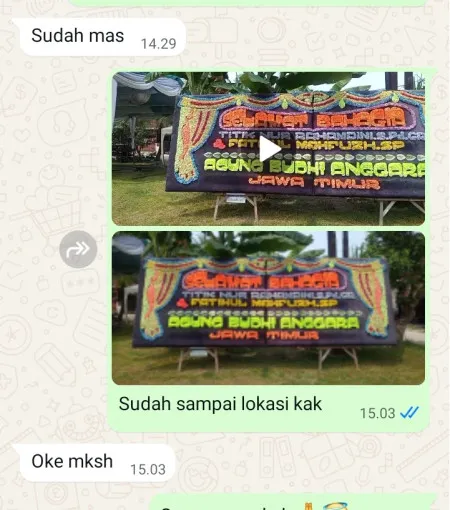 Pengiriman Papan Bunga Purwosari Kutoarjo